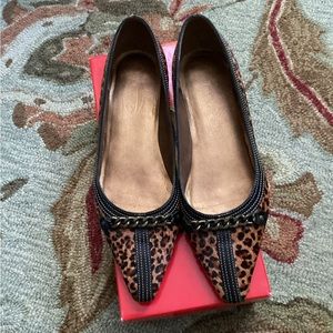 Talbots, animal print loafer, size 8.